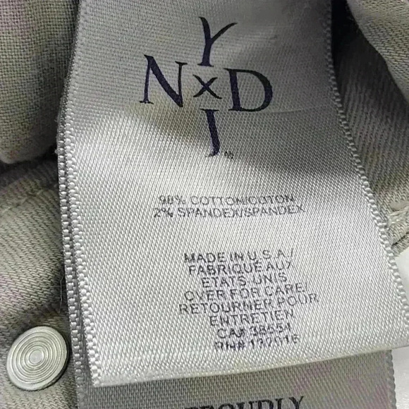 NYDJ Ankle Stretch Gray Women's Jeans 4 - Picture 5 of 7